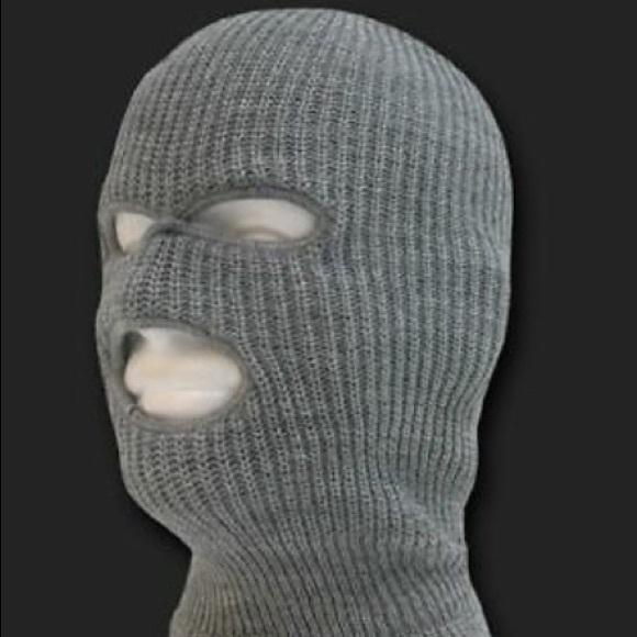 Knit 3 Hole Ski Mask - Picture 2 of 2